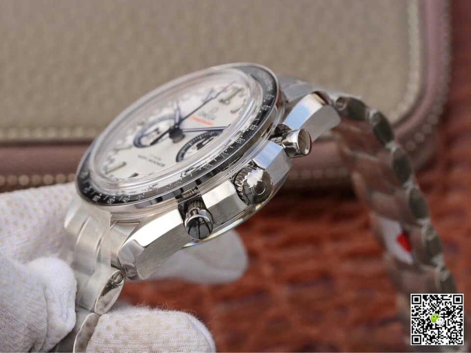 Omega Speedmaster Racing Chronograph 329.30.44.51.04.001 OM Factory 1:1 Best Edition Replica Watch White Dial